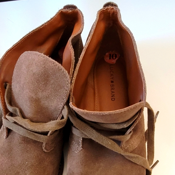 Lucky Brand Boots size 10 suede - Picture 7 of 8